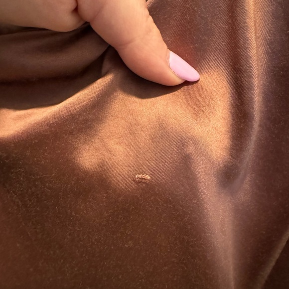 Express Satin Cowl Neck Midi Slip Dress - Picture 9 of 10